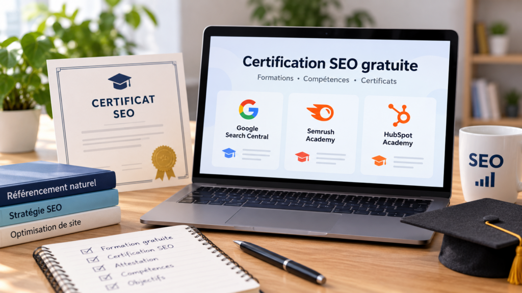 certification SEO gratuite