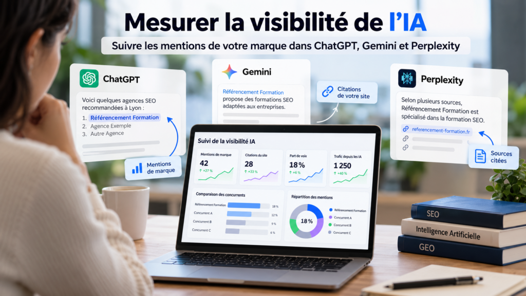 Mesurer la visibilité de l’IA